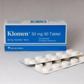 Klomen (Clomid) 50 mg/30tabs Oral products A female pregnancy aid 50-41-9